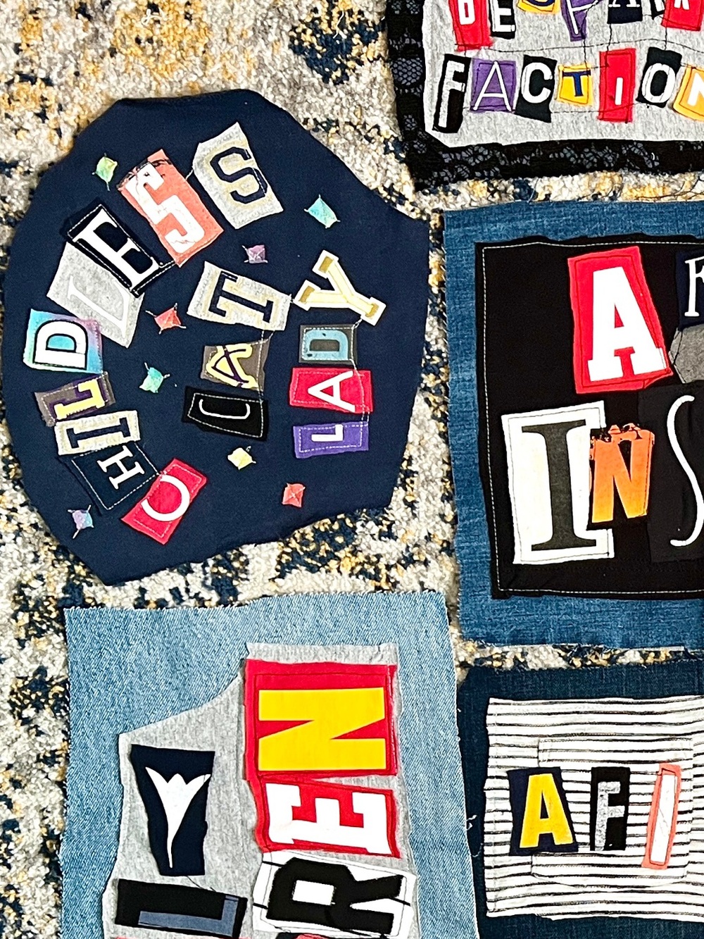 Ransom Note Patch - Childless Cat Lady - Picture 4 of 12